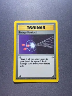 Pokemon TCG - Energy Retrieval - Base Set Unlimited - 81/102 Wizards 1999-2000 - Image 1