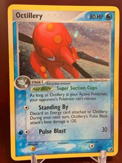 Pokemon Octillery 10/115 ex Unseen Forces Holo Rare NM/LP - Image 1