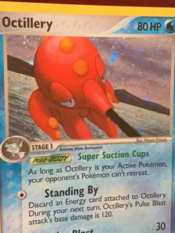 Pokemon Octillery 10/115 ex Unseen Forces Holo Rare NM/LP - Image 3