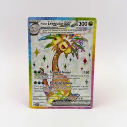 Alolan Exeggutor ex - 225/191 Holo SV08: Surging Sparks Pokemon TCG NM - Image 1