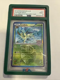 Pokemon TCG Leafeon State League & Championships Promo LP 11/116 PSA 9 - Image 1