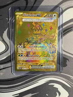 Pokemon TCG Terapagos ex 180/131 Full Art Holo Hyper Rare Prismatic Evolutions - Image 1