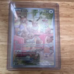 Pokemon Eevee 188/167 Illustration Rare Twilight Masquerade Holo 50HP - Image 1