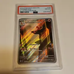 Pokemon Charmeleon Illustration Rare Holo 169/165 SV151 PSA 8 English 2023 - Image 1