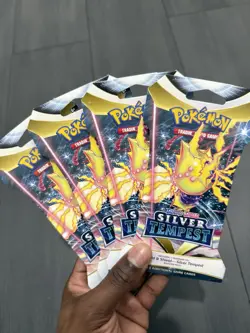 Pokemon SWSH Silver Tempest Sleeved Booster Packs x 4 Sealed - Image 2