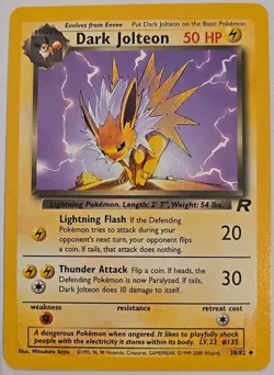 Pokemon TCG Dark Jolteon 38/82 LP/NM - Image 1