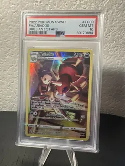 PSA 10 2022 Pokemon SWSH FA/Ariados Brilliant Stars #TG09 - Image 1