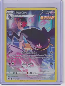 Banette TG07/TG30 Holo Lost Origin Trainer Gallery Pokemon NM/M - Image 1