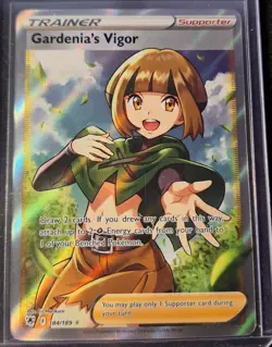 Pokemon TCG Trainer Gardenia Vigor 184/188 - Image 1