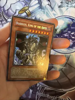 Yugioh Card - Diabolos, King Of The Abyss Secret Rare FOTB-EN061 1st Ed MP (WNU) - Image 2