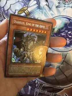Yugioh Card - Diabolos, King Of The Abyss Secret Rare FOTB-EN061 1st Ed MP (WNU) - Image 3