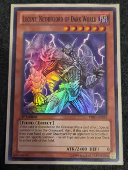Lucent, Netherlord of Dark World PRIO-EN031 Super Rare 1st Edition LP - Image 1