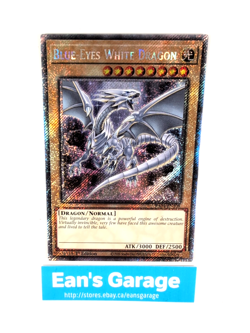 YuGiOh Blue Eyes White Dragon 1st Edition RA04-EN108 Platinum Secret Rare MN - Image 2