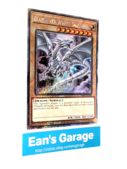 YuGiOh Blue Eyes White Dragon 1st Edition RA04-EN108 Platinum Secret Rare MN - Image 3