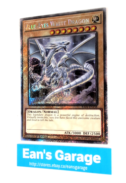 YuGiOh Blue Eyes White Dragon 1st Edition RA04-EN108 Platinum Secret Rare MN - Image 4
