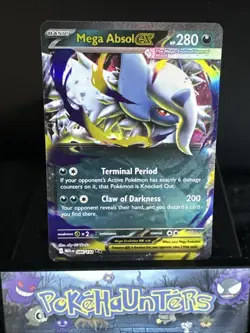 Pokemon Card Mega Absol EX 086/132 Double Rare Mega Evolution Base Set NM - Image 1