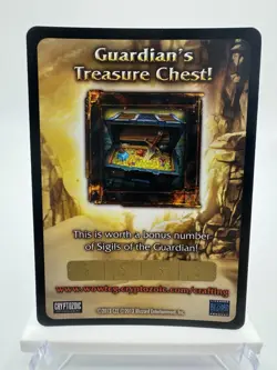 World of Warcraft TCG Guardian’s Treasure Chest Unused Loot Card - Image 1