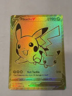 Pikachu V SWSH145 SWSH: Sword & Shield Promo Card Holo (B) - Image 1
