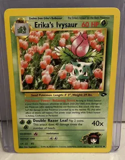 Pokemon TCG Gym Challenge Erika's Ivysaur Card 41/132 Unlimited Uncommon - Image 1