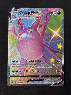 Crobat VMAX SWSH099 SWSH: Sword & Shield Promo Cards Holo Pokemon MJ - Image 1
