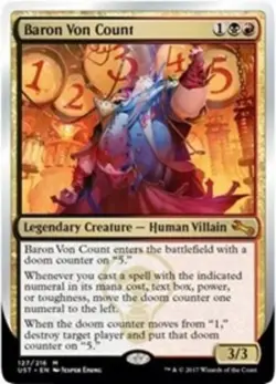 1 x Baron Von Count - Unstable - NM-Mint - MTG - Image 1