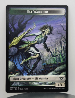 Elf Warrior Token - Double Masters (2XM) - 21/31 - MTG - Image 1