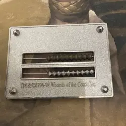 Magic The Gathering 96 - 98 The Duelist Life Abacus Counter - Green - Used - Image 2