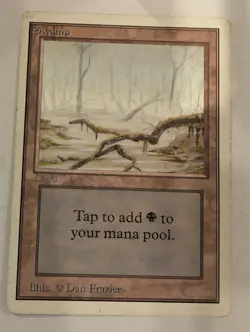 Swamp (A) - Unlimited - Magic the Gathering MTG - Image 1