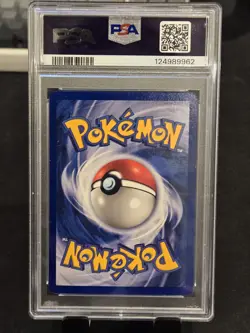 GHOST STAMP ERROR PIKACHU POKEMON 1999 BASE SET #58 PSA 7 - Image 2