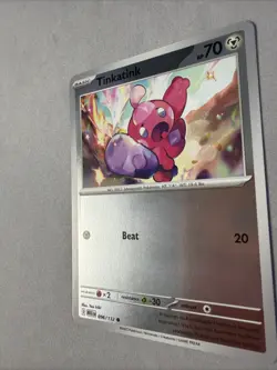 Pokemon TCG * Mega Evolution * 96/132 Tinkatink REVERSE HOLO COMMON * FRESH PK - Image 2