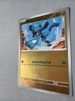 Pokemon TCG * Mega Evolution * 76/132 Riolu REVERSE HOLO COMMON * FRESH PK - Image 2