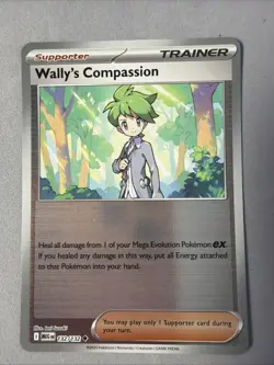 Pokemon TCG * Mega Evolution * 132/132 Wally's Compassion REVERSE HOLO UNCOMMON - Image 1