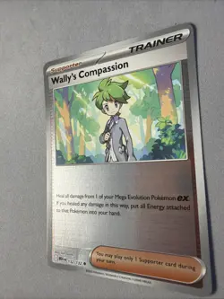 Pokemon TCG * Mega Evolution * 132/132 Wally's Compassion REVERSE HOLO UNCOMMON - Image 2