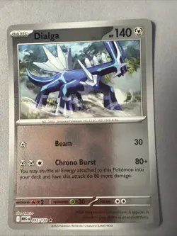 Pokemon TCG * Mega Evolution * 95/132 Dialga REVERSE HOLO RARE * FRESH PK - Image 1