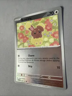 Pokemon TCG * Mega Evolution * 107/132 Buneary REVERSE HOLO COMMON * FRESH PK - Image 2