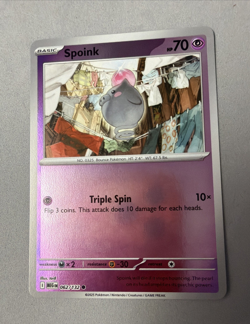 Pokemon TCG * Mega Evolution * 62/132 Spoink REVERSE HOLO COMMON * FRESH PK - Image 1