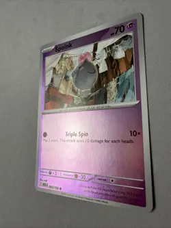 Pokemon TCG * Mega Evolution * 62/132 Spoink REVERSE HOLO COMMON * FRESH PK - Image 2