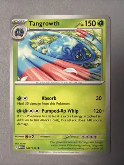 Pokemon TCG * Mega Evolution * 7/132 Tangrowth Uncommon * FRESH PK - Image 1