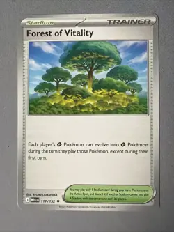 Pokemon TCG * Mega Evolution * 117/132 Forest of Vitality Uncommon * FRESH PK - Image 1