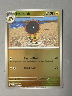 Pokemon TCG * Mega Evolution * 53/132 Heliolisk REVERSE HOLO COMMON * FRESH PK - Image 1
