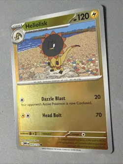 Pokemon TCG * Mega Evolution * 53/132 Heliolisk REVERSE HOLO COMMON * FRESH PK - Image 2