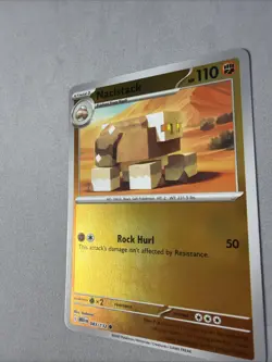 Pokemon TCG * Mega Evolution * 83/132 Naclstack REVERSE HOLO COMMON * FRESH PK - Image 2