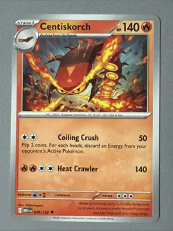 Pokemon TCG * Mega Evolution * 30/132 Centiskorch Uncommon * FRESH PK - Image 1