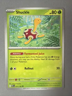 Pokemon TCG * Mega Evolution * 11/132 Shuckle Uncommon * FRESH PK - Image 1