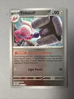 Pokemon TCG * Mega Evolution * 97/132 Tinkatuff REVERSE HOLO COMMON * FRESH PK - Image 1