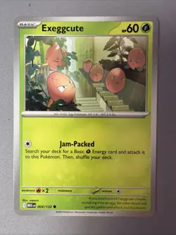 Pokemon TCG * Mega Evolution * 4/132 Exeggcute Common * FRESH PK - Image 1