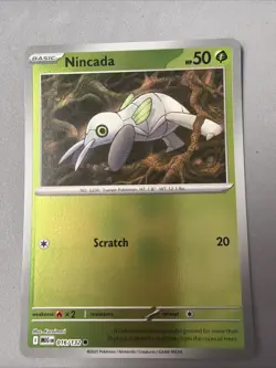Pokemon TCG * Mega Evolution * 16/132 Nincada REVERSE HOLO COMMON * FRESH PK - Image 1