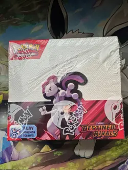 Pokemon Destined Rivals Booster Box (36 Packs) - Brand New & Sealed (SMALL TEAR) - Image 1