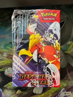 Pokemon Destined Rivals Booster Box (36 Packs) - Brand New & Sealed (SMALL TEAR) - Image 2