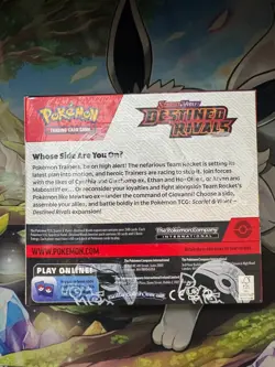 Pokemon Destined Rivals Booster Box (36 Packs) - Brand New & Sealed (SMALL TEAR) - Image 3